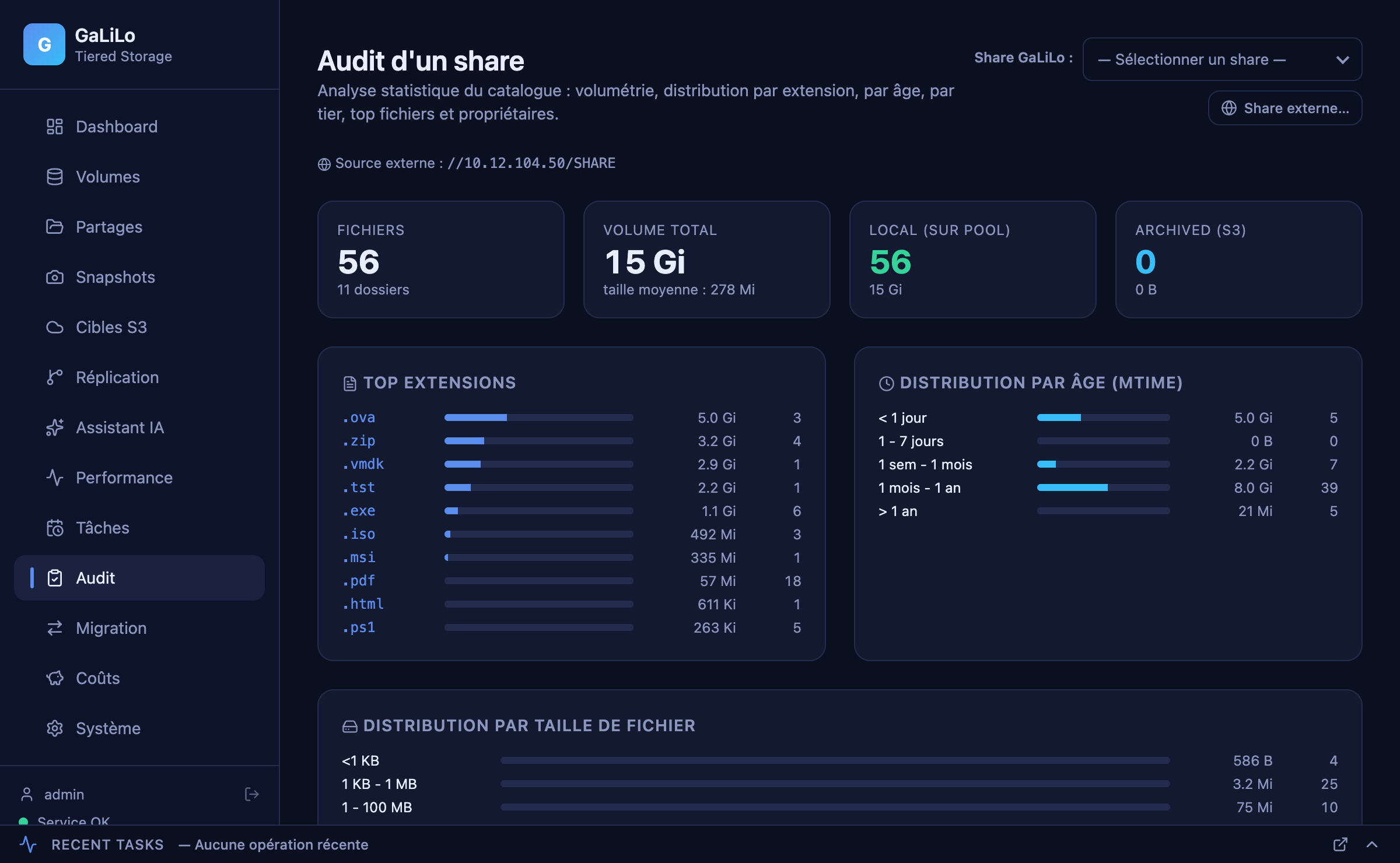 Audit catalogue